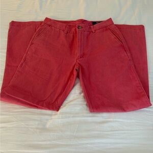 Vineyard Vines Men's Vibrant Red Chinos